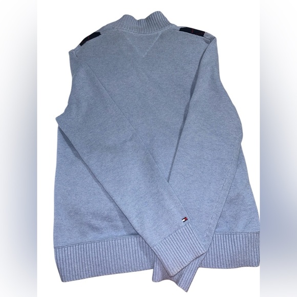 Men’s Tommy Hilfiger Quarter Zip Pullover Sweater, Size Medium - Picture 3 of 7